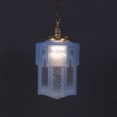 ART DECO GLASS PENDANT LIGHT 1