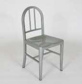 Art Deco Goodform aluminum cha