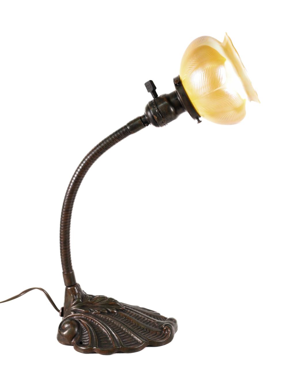 ART DECO GOOSENECK DESK LAMP