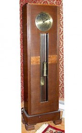 ART DECO GRANDFATHER CLOCKAn o