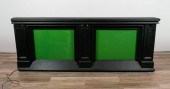 ART DECO GREEN GLASS ILLUMINAT