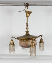 ART DECO HANGING CHANDELIERArt