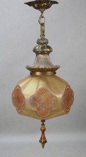 ART DECO HANGING FIXTURE WITH