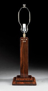 ART DECO INLAID MACASSAR TABLE