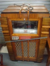 Art Deco Jukebox on Wheels. Sy