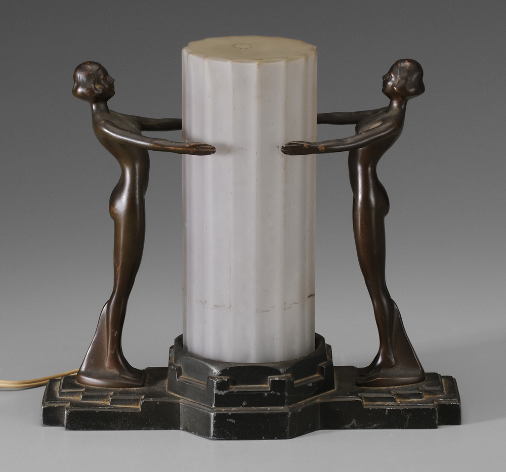 Art Deco Lamp American, 1930s,