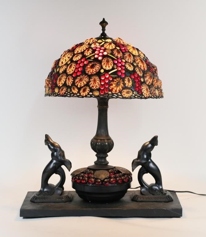 ART DECO LAMP WITH RICHARD HOOSIN