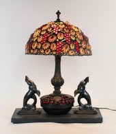ART DECO LAMP WITH RICHARD HOO