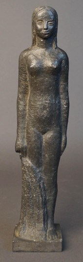 ART DECO LEAD FIGURE OF STANDI