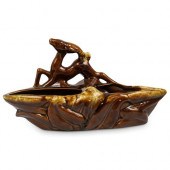 ART DECO LEAPING IBEX PLANTERD