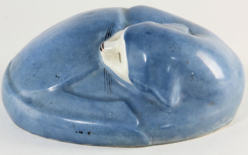 Art Deco Limoges Porcelain Cat