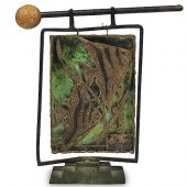 ART DECO LOYS BRONZE GONGDESCR