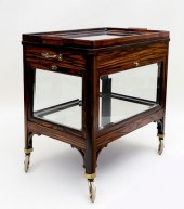 ART DECO MACASSAR EBONY BAR CA