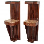 ART DECO MACASSAR EBONY MARBLE