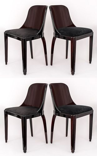 ART DECO MACASSAR WOOD DINING
