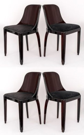 ART DECO MACASSAR WOOD DINING