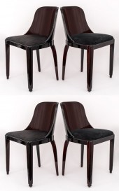 ART DECO MACASSAR WOOD DINING