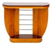 ART DECO MAHOGANY &AMP; WALNUT
