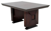 ART DECO MAHOGANY EXTENDABLE D