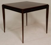 ART DECO MAHOGANY GAMES TABLE,