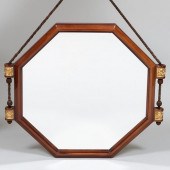 ART DECO MAHOGANY, PARCEL GILT
