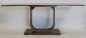 ART DECO MAHOGANY TABLE WITH B