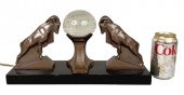 ART DECO MARBLE BASED DESK LAM