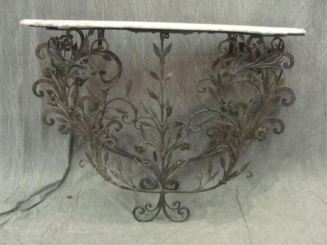 Art Deco Marbletop and Iron