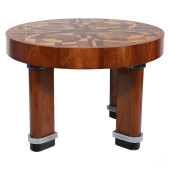 ART DECO MARQUETRY GEOMETRIC W