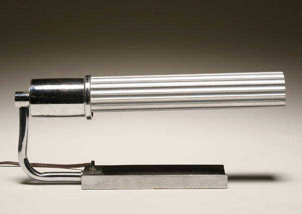 Art Deco metal desk lamp in the
