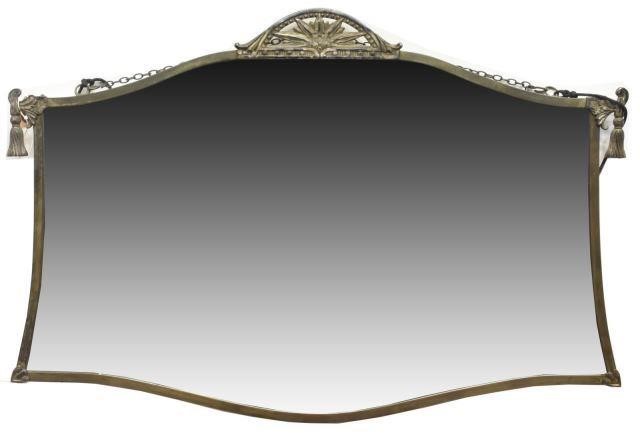 ART DECO METAL FRAMED BEVELED