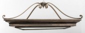 ART DECO METAL & GLASS PLAFONN