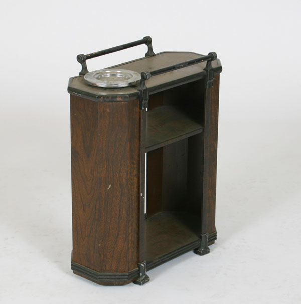 Art Deco metal "Smokador" smoke