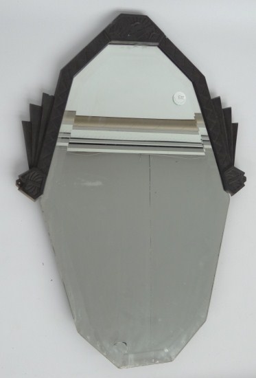 Art Deco mirror (glass inserts into