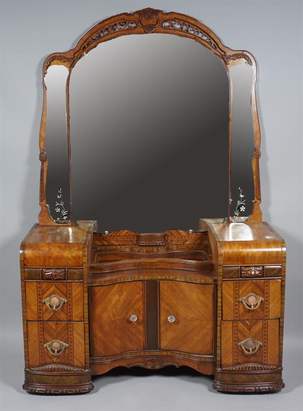 ART DECO MIRRORED VANITYART DECO