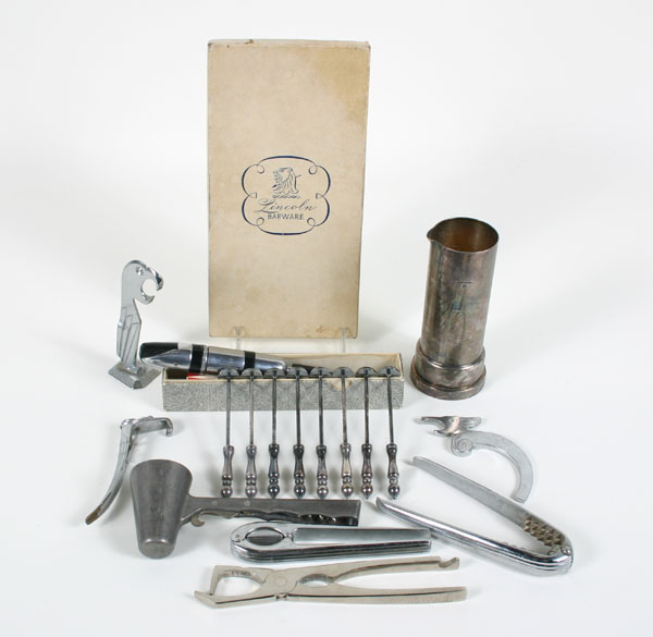 Art Deco Modern chrome and metal