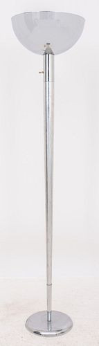 ART DECO MODERNE CHROME TORCHI