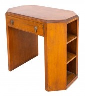 ART DECO OAK LADY'S DESK OR VA