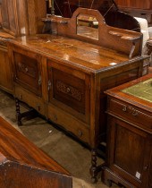ART DECO OAK SIDEBOARD Art Dec