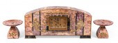 ART DECO ORMOLU-MOUNTED MARBLE