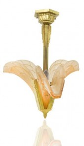 ART DECO PALM TREE FROND CHAND
