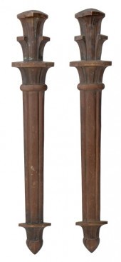 ART DECO PATINATED BRONZE ARCH