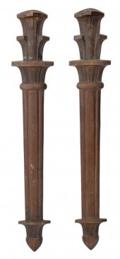 ART DECO PATINATED BRONZE ARCH