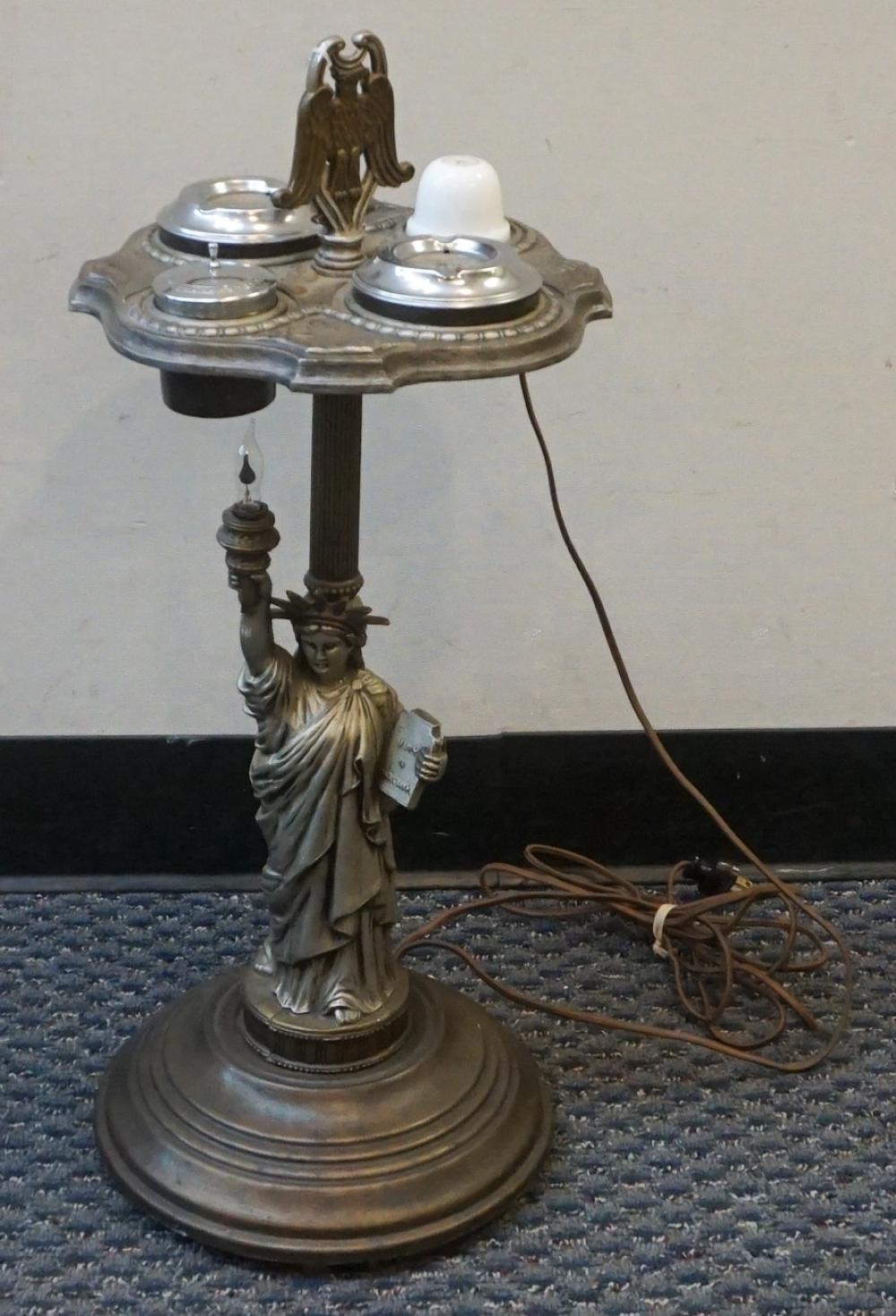ART DECO PATINATED CAST METAL