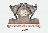 ART DECO PATINATED METAL AND M