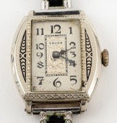 ART DECO PERIOD GRUEN 14K WHIT