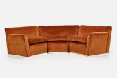 ART DECO, PETITE SECTIONAL (3)