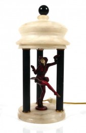 ART DECO PIXIE DANCER ALABASTE