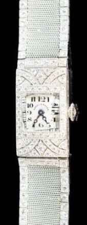 ART DECO PLAT & 2.00CTTW DIAMO