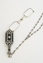 ART DECO PLATINUM, 18-KARAT WH